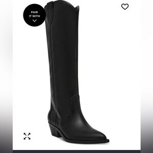 DV by Dolce Vita Black Heeled Boots-new without box